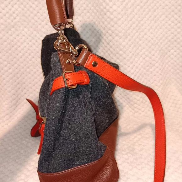 Kate Spade Charcoal and Chestnut Shoulder Bag - Picture 9 of 12